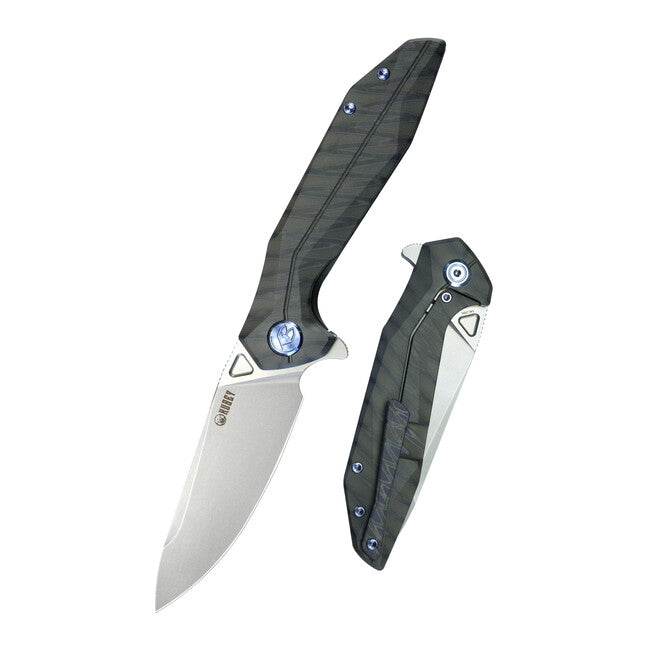 KUBEY Μαχαίρι Nova Πτυσσόμενο, Flame Titanium