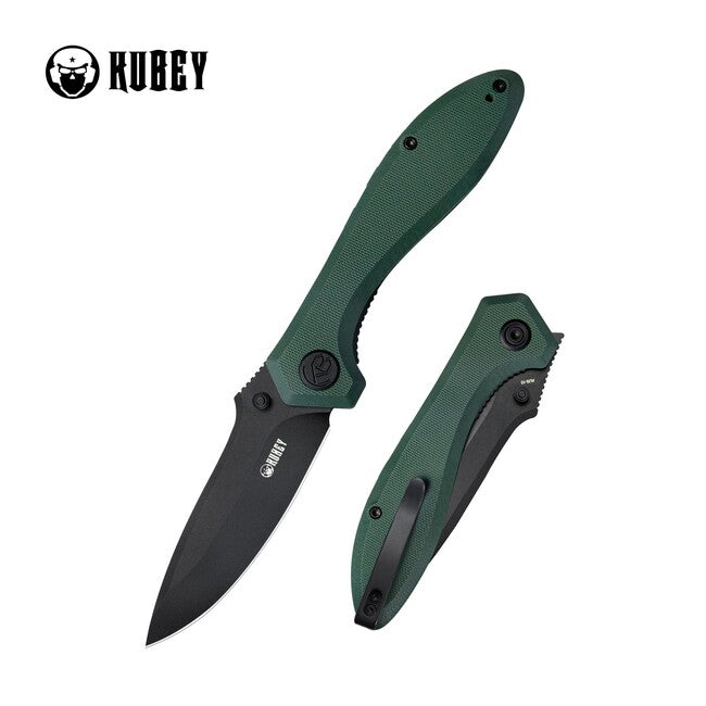 KUBEY Ruckus Αναδιπλούμενο Μαχαίρι Πράσινο & Μαύρο