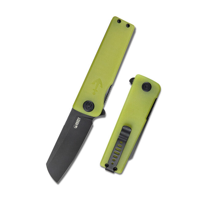 KUBEY Sailor Μαχαίρι Διπλής Δράσης Translucent Yellow G10
