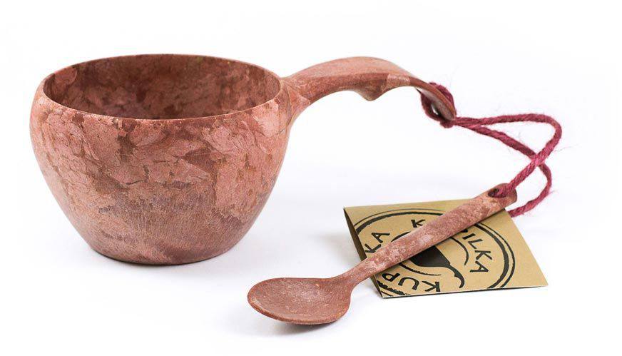 KUPILKA Classic Cup Κούπα με Κουτάλι 21, Κόκκινο
