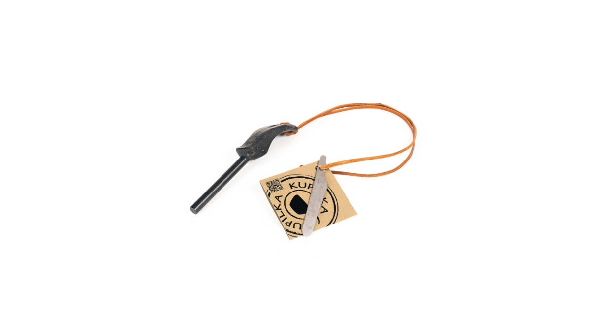 Kupilka FS8K Firesteel 8 κρουστικό χτύπημα φωτιάς, 124 mm, μαύρο