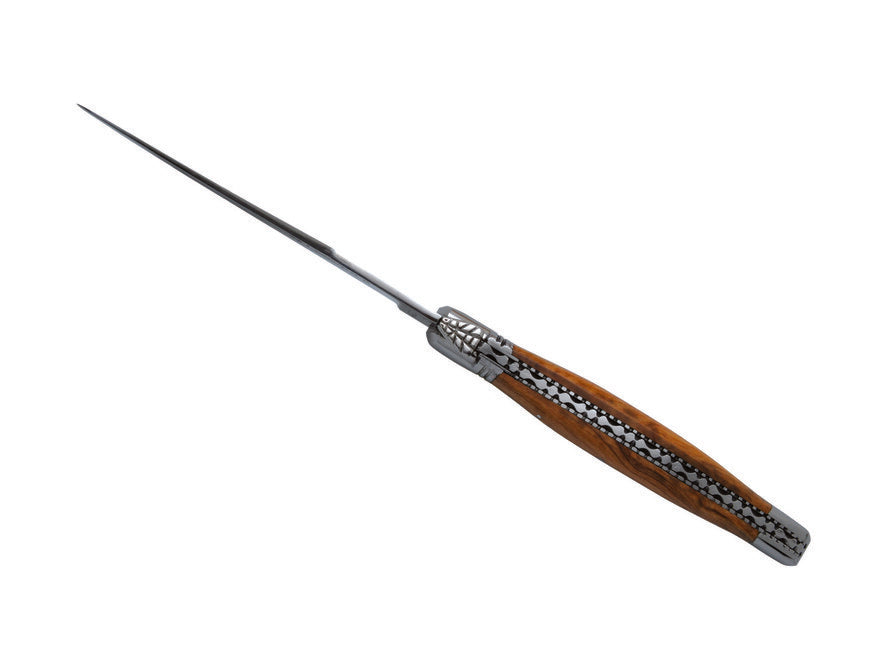 Laguiole DUB101 Μαχαίρι Steak, λάμα 11,5 cm, ατσάλι 420, λαβή ξύλο ελιάς