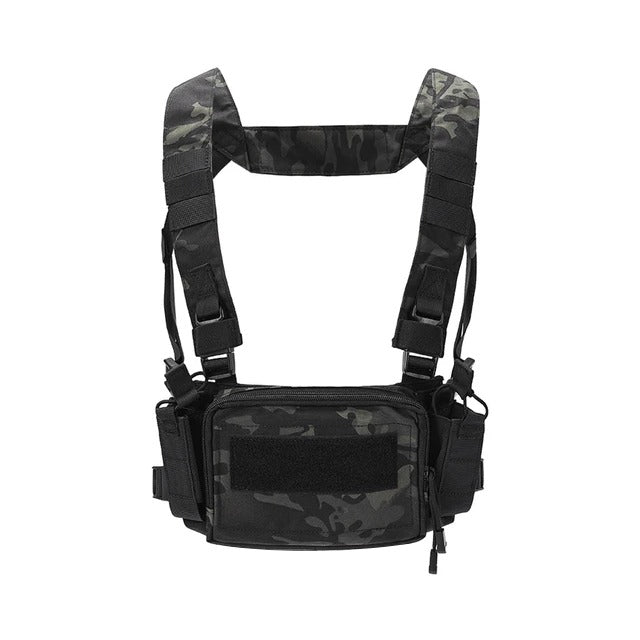 DRAGOWA Tactical Zero Ελαφριά Αμάνικο Γιλέκο Tactical, CP μαύρο