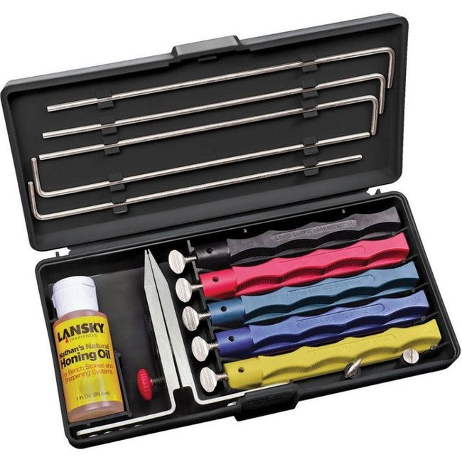 Lansky Deluxe Knife Sharpening System σετ λείανσης μαχαιριών 5 τεμάχια