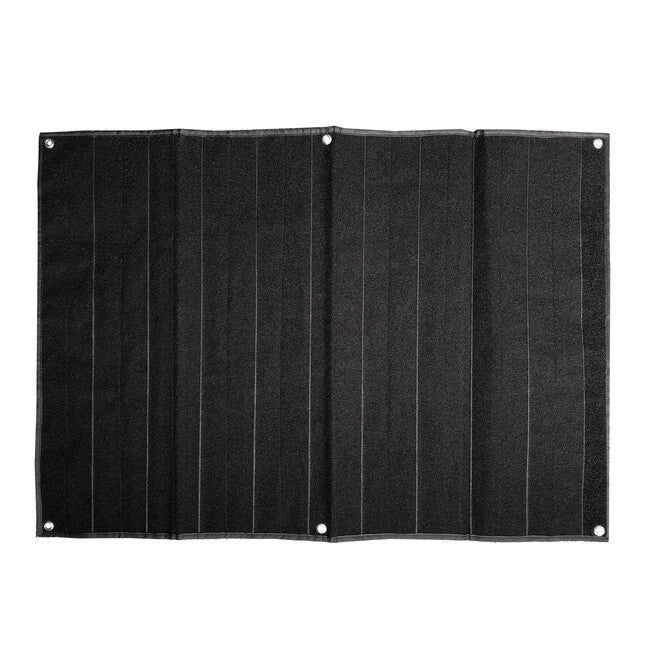 WARAGOD Μεγάλο Velcro Panel μαύρο κάλυμμα με 6 κρίκους