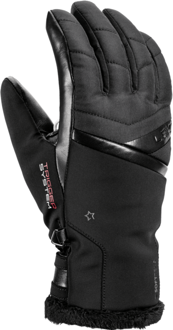 LEKI Snowfox 3D Women γάντια κατάβασης χιονιού γυναικεία, μαύρο
