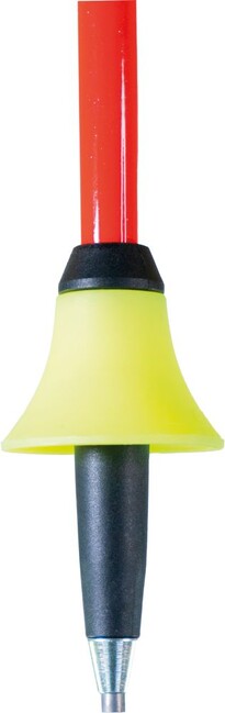 LEKI Flex Tip DH/GS Άκρα με Δίσκο 85 mm, Μαύρο-Νέον Κίτρινο