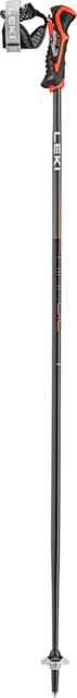 LEKI Airfoil 3D Ραβδοί Σκι, Σκούρο Ανθρακιτέ-Φωτεινό Κόκκινο-Μαύρο