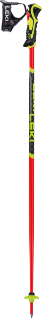LEKI WCR Lite SL 3D Ραβδοί Σκι, Φωτεινό Κόκκινο-Μαύρο-Νέον Κίτρινο