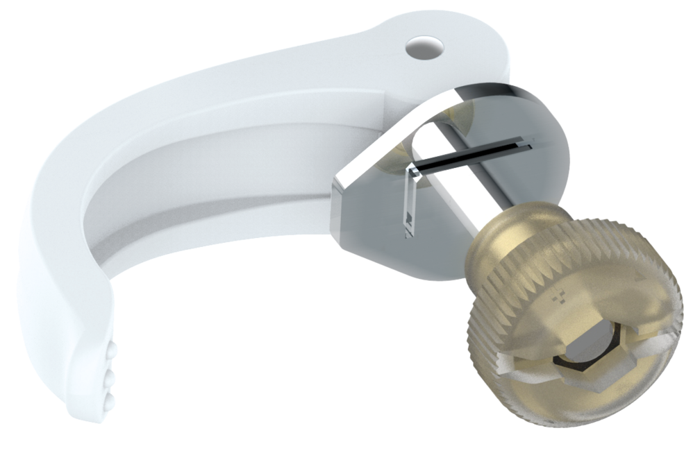 LEKI Speed Lock 1 Lever ανταλλακτικό εξάρτημα, λευκό, 16|14 mm