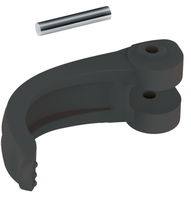 LEKI Speed Lock 1+ Lever ανταλλακτικό τμήμα, μαύρο, 20|18 mm