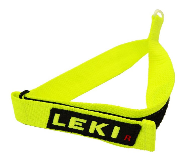 LEKI Trigger S V-Race ρυθμιζόμενα λουριά, νέον κίτρινο