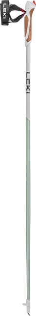 LEKI Passion Nordic Walking μπατόν περιπάτου, καπνιστό πράσινο-λευκό-σκούρο ανθρακί