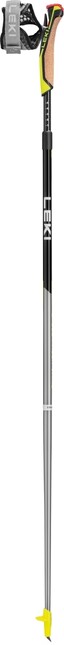 LEKI Speed Pacer Vario Μπατόν Nordic Walking, ανοιχτό γκρι-μαύρο-φθορίζων κίτρινο