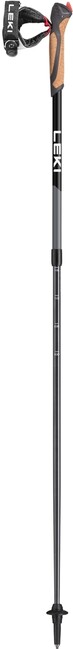 LEKI Spin Ράβδοι Nordic Walking, μαύρο-ασημί γκρι-λευκό, 100 - 130 cm