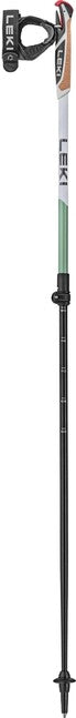 LEKI Spin Shark SL Ραβδοί Nordic Walking, λευκό-καπνώδες πράσινο-σκούρο ανθρακίτη, 100 - 130 cm