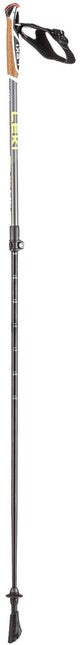 LEKI Spin Shark SL Ραβδοί Nordic Walking, Ασημί-γκρι-Σκούρο Ανθρακί-Λαιμ, 100 - 130 cm