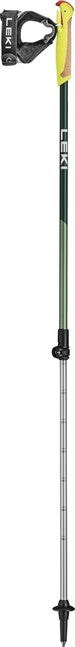 LEKI Walker XS Μπατόν Nordic Walking, πράσινο μεταλλικό-ελιά-λευκό, 80 - 110 cm