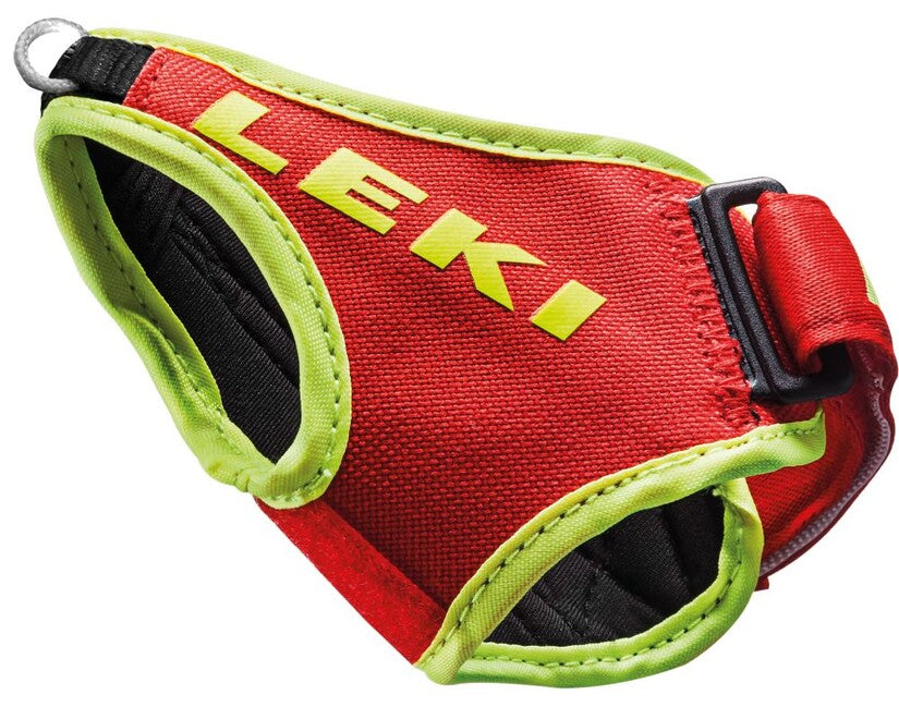 LEKI Frame Strap Shark πλέγμα XS, νέον κόκκινο/ασβέστη