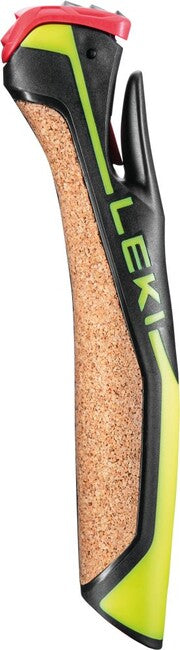 LEKI Nordic Shark Cork λαβές 16,5mm, νέον κίτρινο/μαύρο