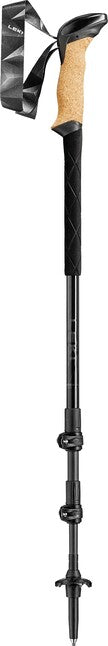 LEKI Black Series Carbon Μπαστούνια Trekking, Μαύρο-Μαύρο Γκρι-Σκούρο Ανθρακί, 100 - 135 cm