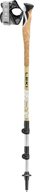 LEKI Cross Trail TA τrekingové ραβδιά, λευκό-χρυσοκαφέ-μαύρο, 100 - 135 cm