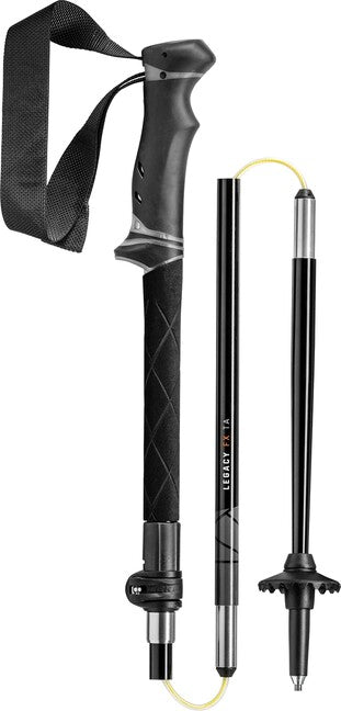 LEKI Legacy FX TA τrekingόες ράβδοι, ασημί-γκρι-φωτεινό κόκκινο-μαύρο, 110 - 130 cm