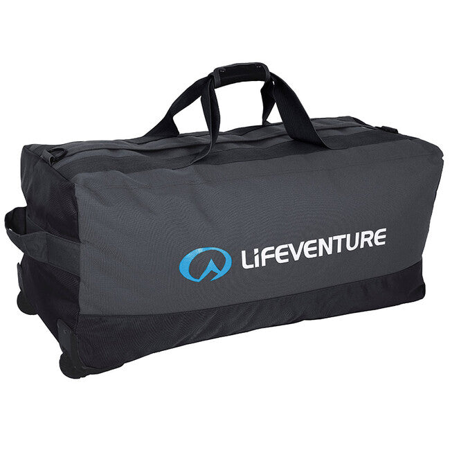 Lifeventure Ταξιδιωτική Τσάντα με Ρόδες 120 l, μαύρο / ανθρακί