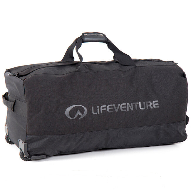 Lifeventure Τσάντα Ταξιδίου με Ροδάκια 120 l, Μαύρη