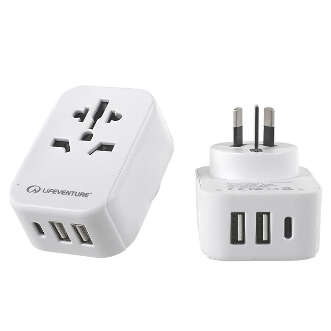 Lifeventure Προσαρμογέας Ταξιδίου με USB για Αυστραλία και Κίνα