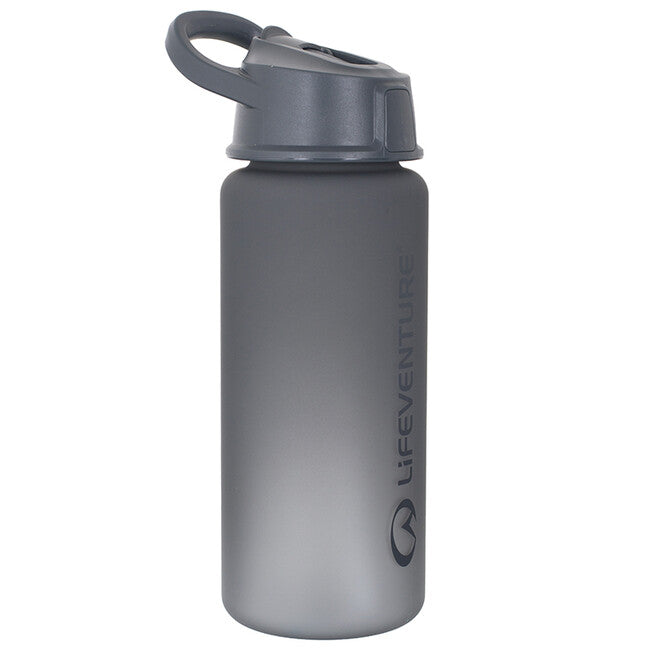 Lifeventure Flip-Top Water Bottle Μπουκάλι με Καλαμάκι 750 ml, Γκρι