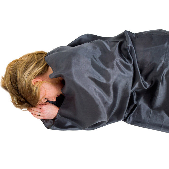 Lifeventure Silk Sleeping Bag Liner Μεταξωτή Εσωτερική Επένδυση Σάκου Ύπνου, γκρι