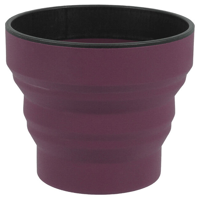 Lifeventure Ellipse Flexi Mug Σιλικονένια Πτυσσόμενη Κούπα 350ml, μωβ