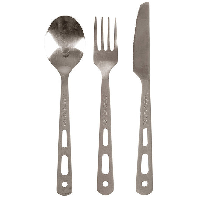 Lifeventure Knife Fork Spoon σετ τιτανίου μαχαιροπήρουνων