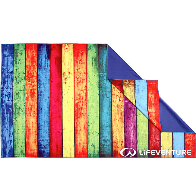 Lifeventure SoftFibre Πετσέτα, striped planks