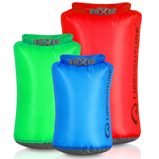 Lifeventure Σακίδιο Αδιάβροχο Σετ 5 L, 10 L, 25 L, Μίξ Χρωμάτων