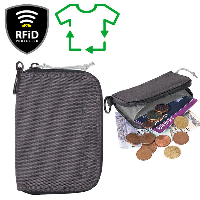 Lifeventure RFiD Θήκη Πορτοφολιού, Γκρι