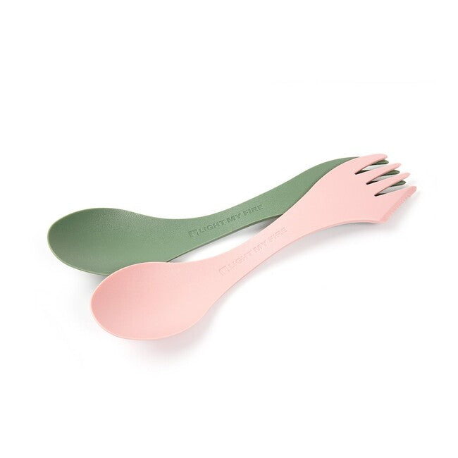 LIGHT MY FIRE Original Spork 2τεμ., Sandygreen/Dustypink