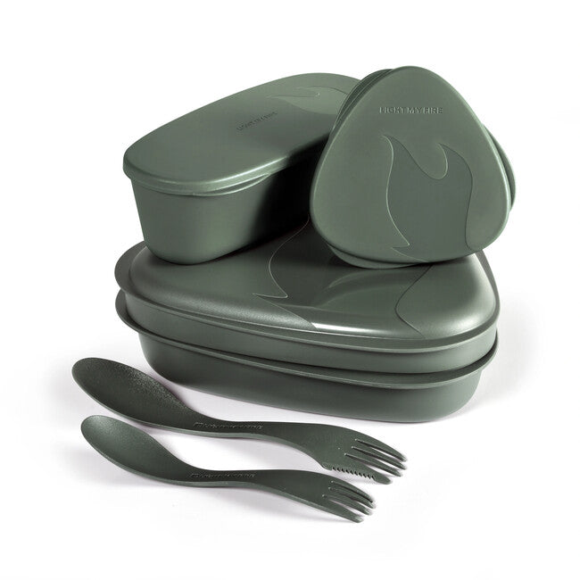LIGHT MY FIRE LunchKit 2.0 Σετ Γεύματος, πράσινο