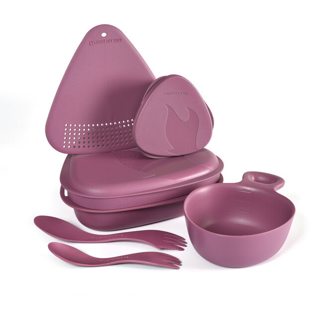 LIGHT MY FIRE Outdoor MealKit 2.0 σετ γεύματος, μωβ