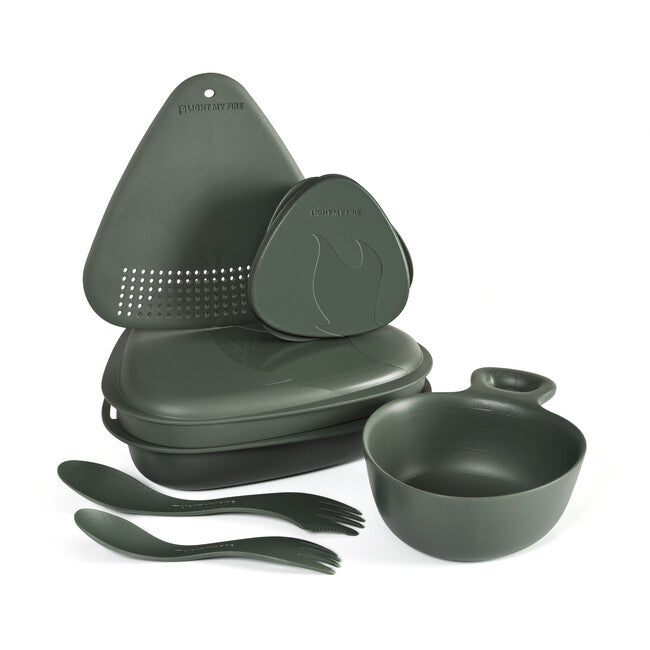 LIGHT MY FIRE MealKit 2.0 Σετ Γεύματος Outdoor, πράσινο