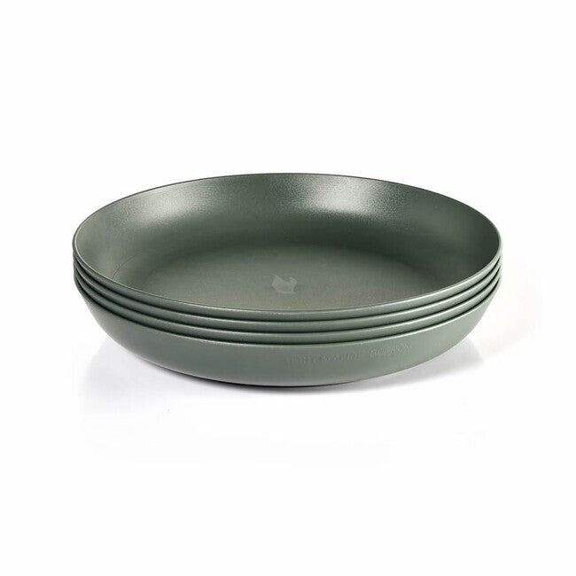 LIGHT MY FIRE RamenPlate Σετ Βιοδιασπάσιμων Πιάτων 4 τεμάχια, πράσινο