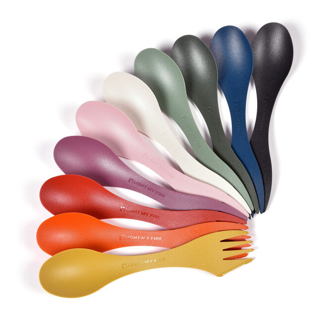LIGHT MY FIRE Spork Original Σετ Πολυλειτουργικών Κουταλιών 10τεμάχια, Έγχρωμα