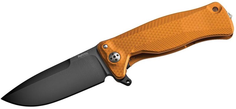 Lionsteel SR11A Άνετο Αναδιπλούμενο Μαχαίρι με Σκληρό Τιτάνιο Πλαίσιο OB