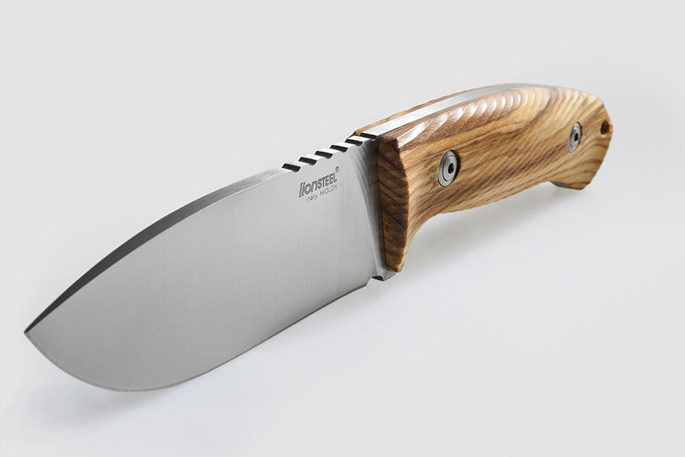Lionsteel M3 UL Κυνηγετικό μαχαίρι με λαβή από ελιά
