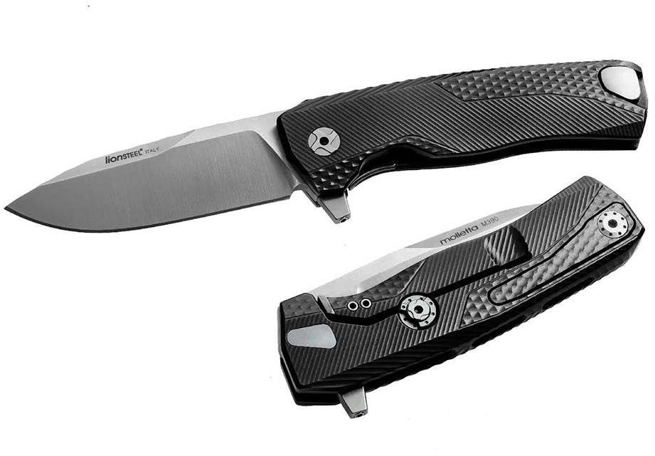 Lionsteel ROK A BS πολυτελές αναδιπλούμενο μαχαίρι με λαβή από μασίφ αλουμίνιο