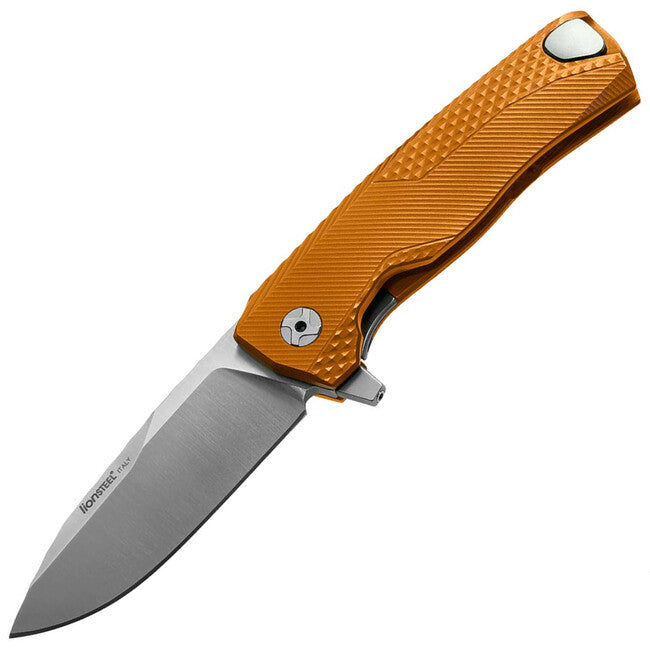 Lionsteel ROK A OS πολυτελές μαχαίρι τσέπης με λαβή από μασίφ αλουμίνιο