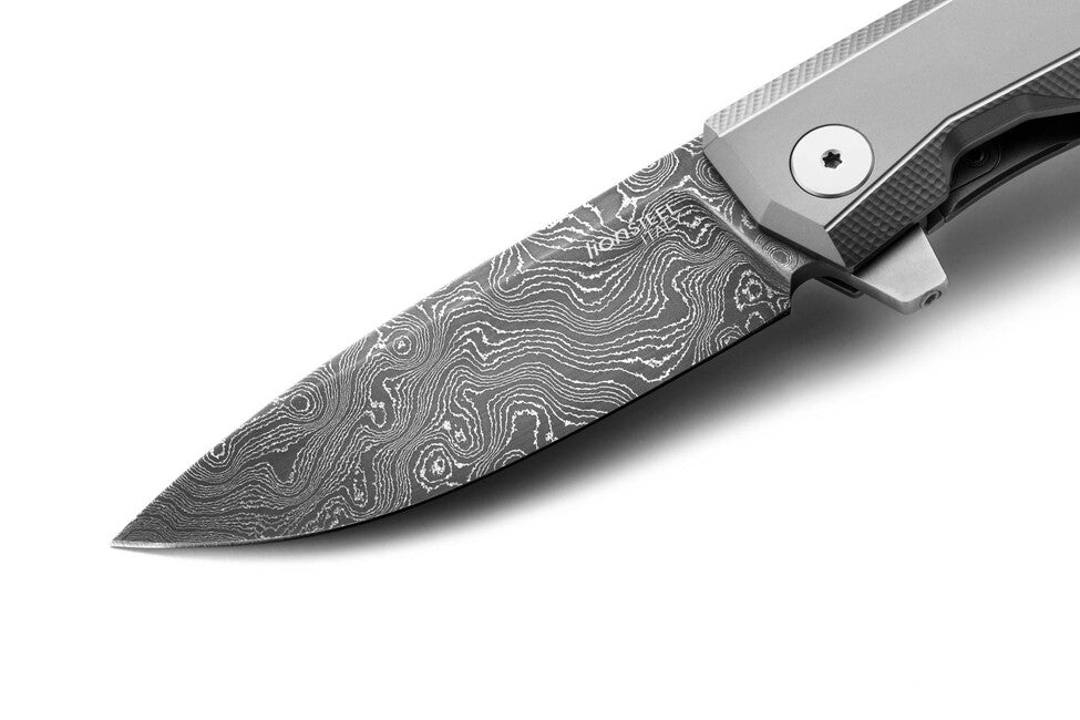 Lionsteel MYTO MT01D Πολυτελές Μαχαίρι Τσέπης με Λαβή από Μασίφ Τιτάνιο, GY