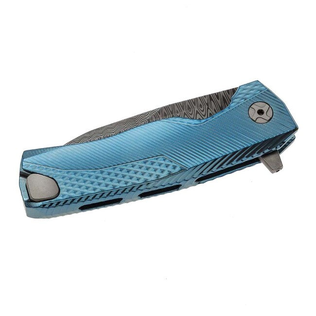 Lionsteel ROK DD BL Πολυτελές Μαχαίρι Τσέπης με Λαβή από Μασίφ Τιτάνιο