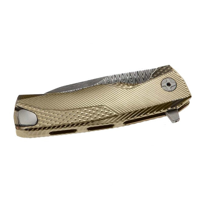 Lionsteel ROK DD GL Πολυτελές Μαχαίρι Τσέπης με Λαβή από Συμπαγές Τιτάνιο